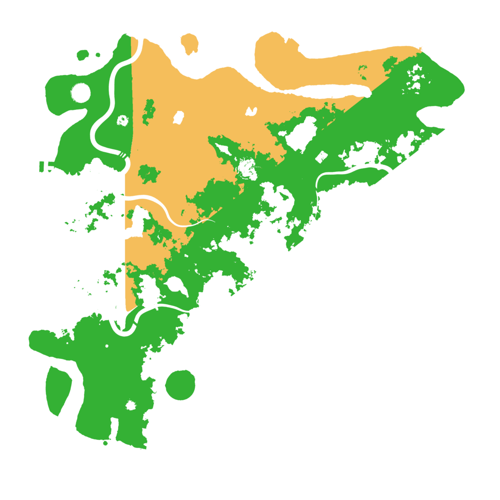 Biome Rust Map: Procedural Map, Size: 4500, Seed: 46777850