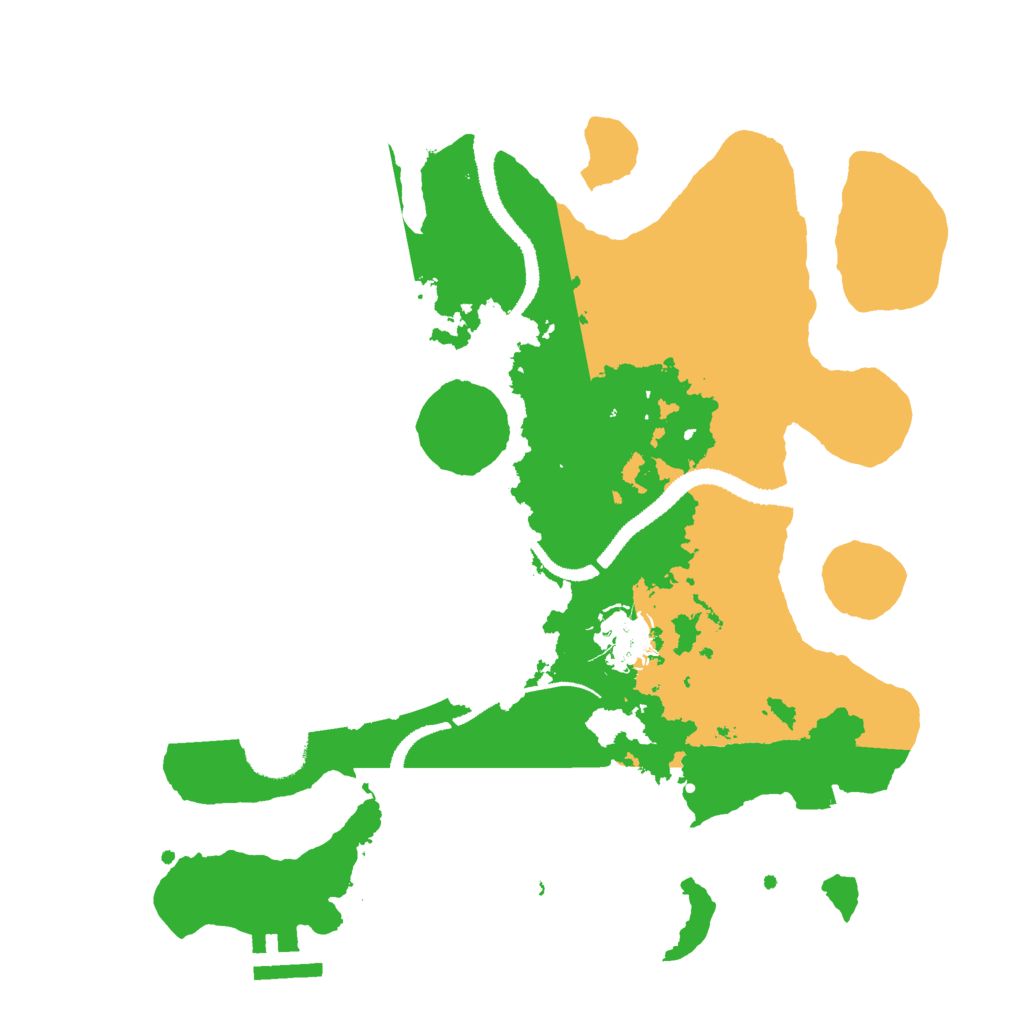 Biome Rust Map: Procedural Map, Size: 3000, Seed: 145003