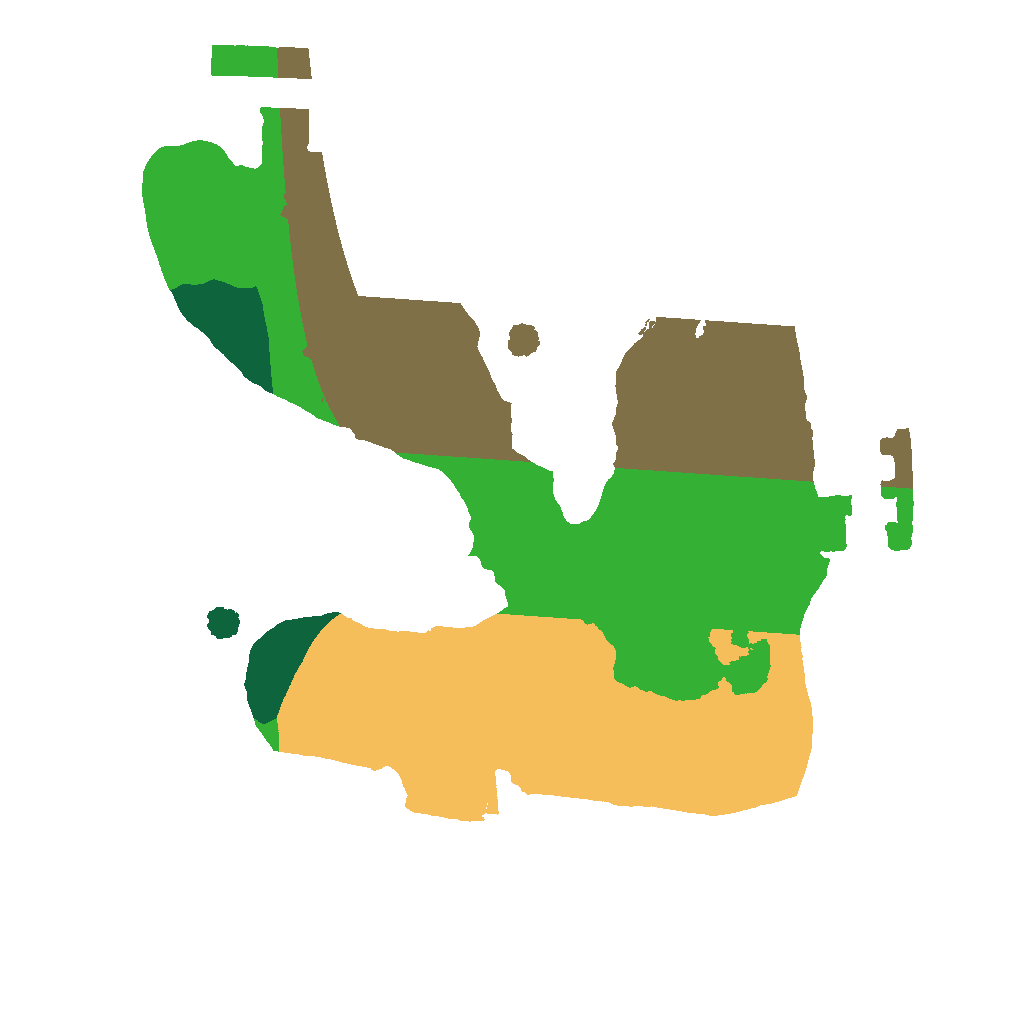 Biome Rust Map: Procedural Map, Size: 1300, Seed: 608091146