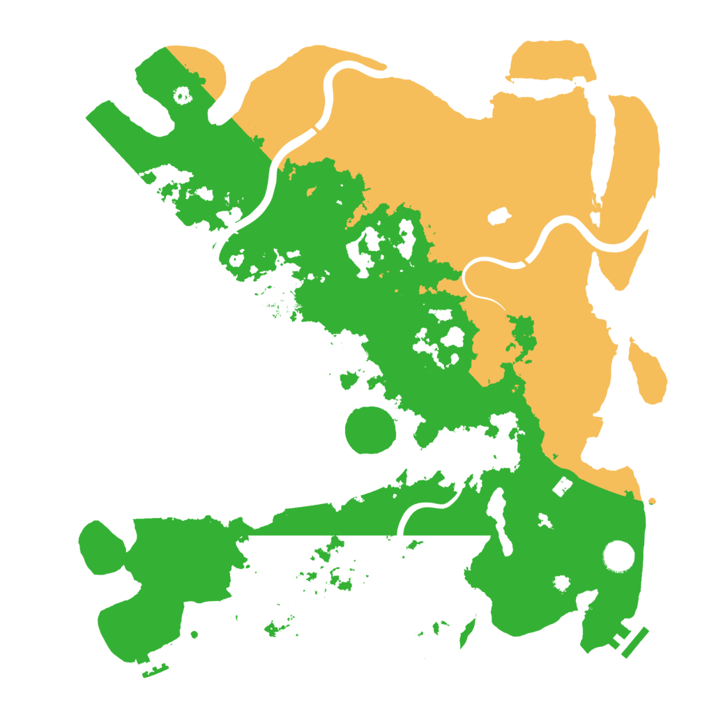 Biome Rust Map: Procedural Map, Size: 4000, Seed: 1300048288