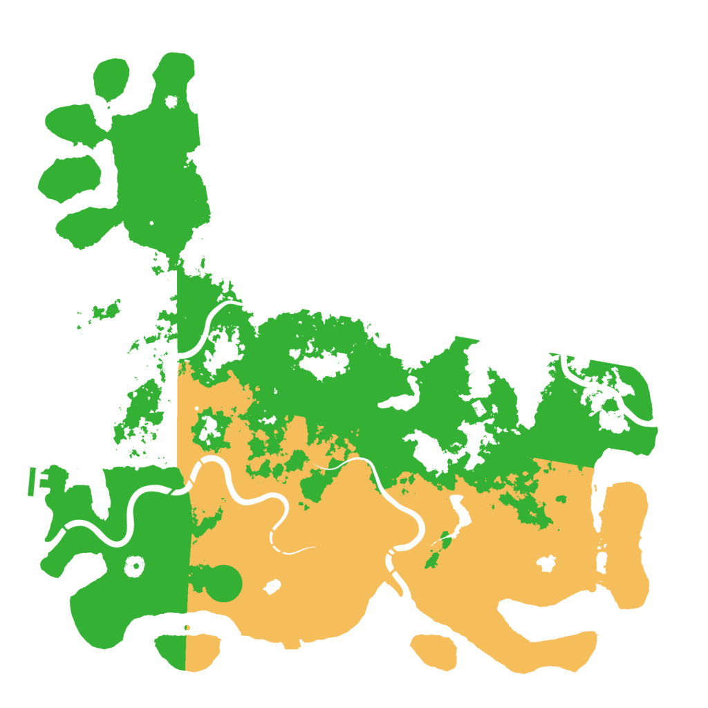 Biome Rust Map: Procedural Map, Size: 5000, Seed: 608138805
