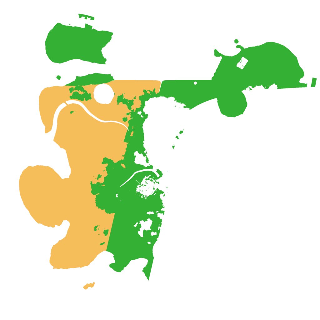 Biome Rust Map: Procedural Map, Size: 3000, Seed: 145001