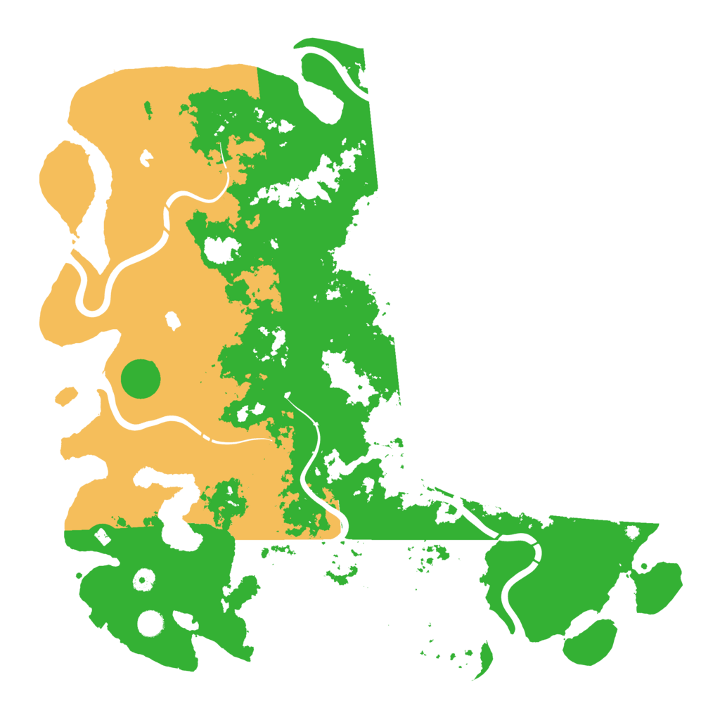Biome Rust Map: Procedural Map, Size: 4800, Seed: 1826314309