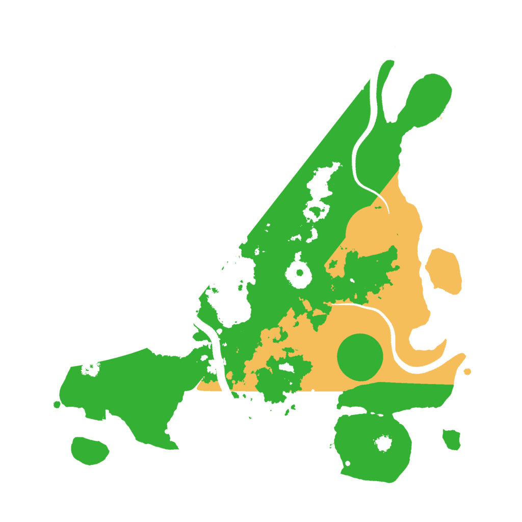 Biome Rust Map: Procedural Map, Size: 3000, Seed: 1087212383