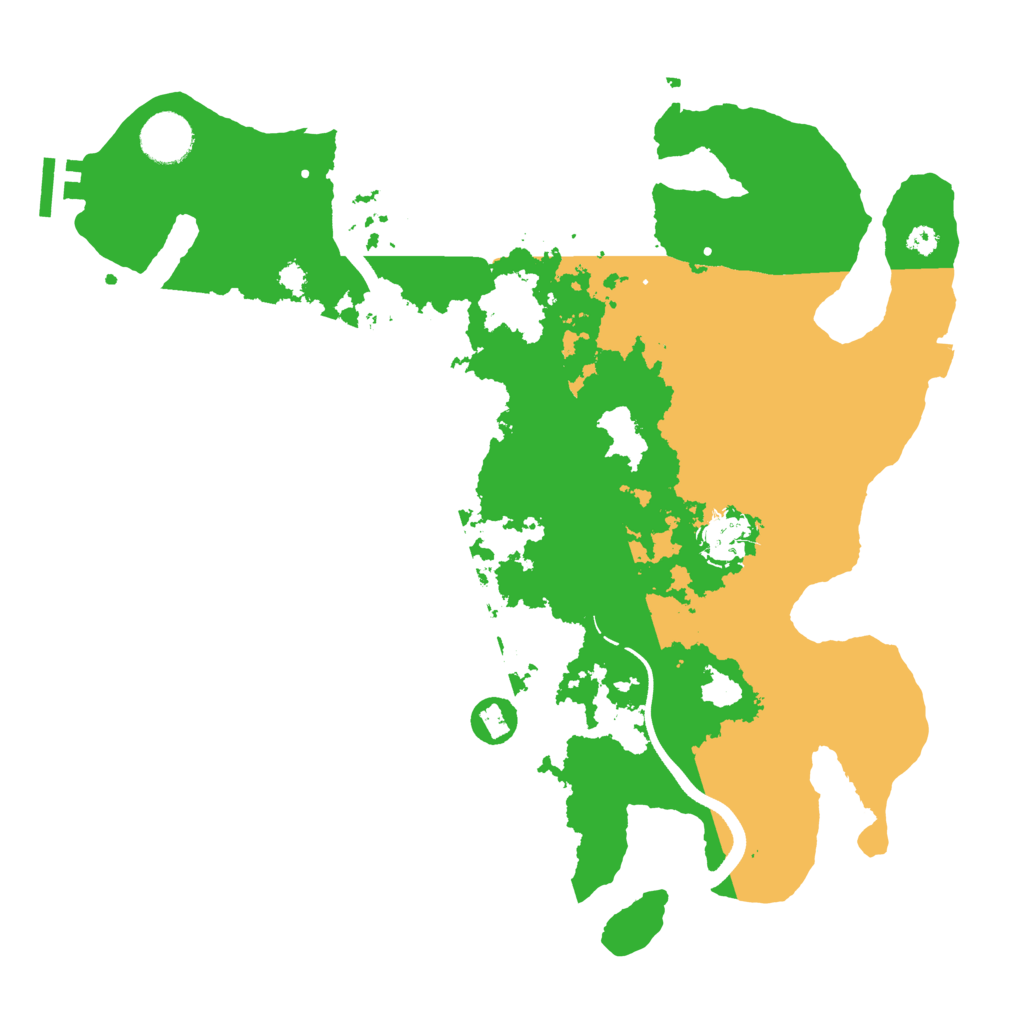 Biome Rust Map: Procedural Map, Size: 3500, Seed: 1609729961