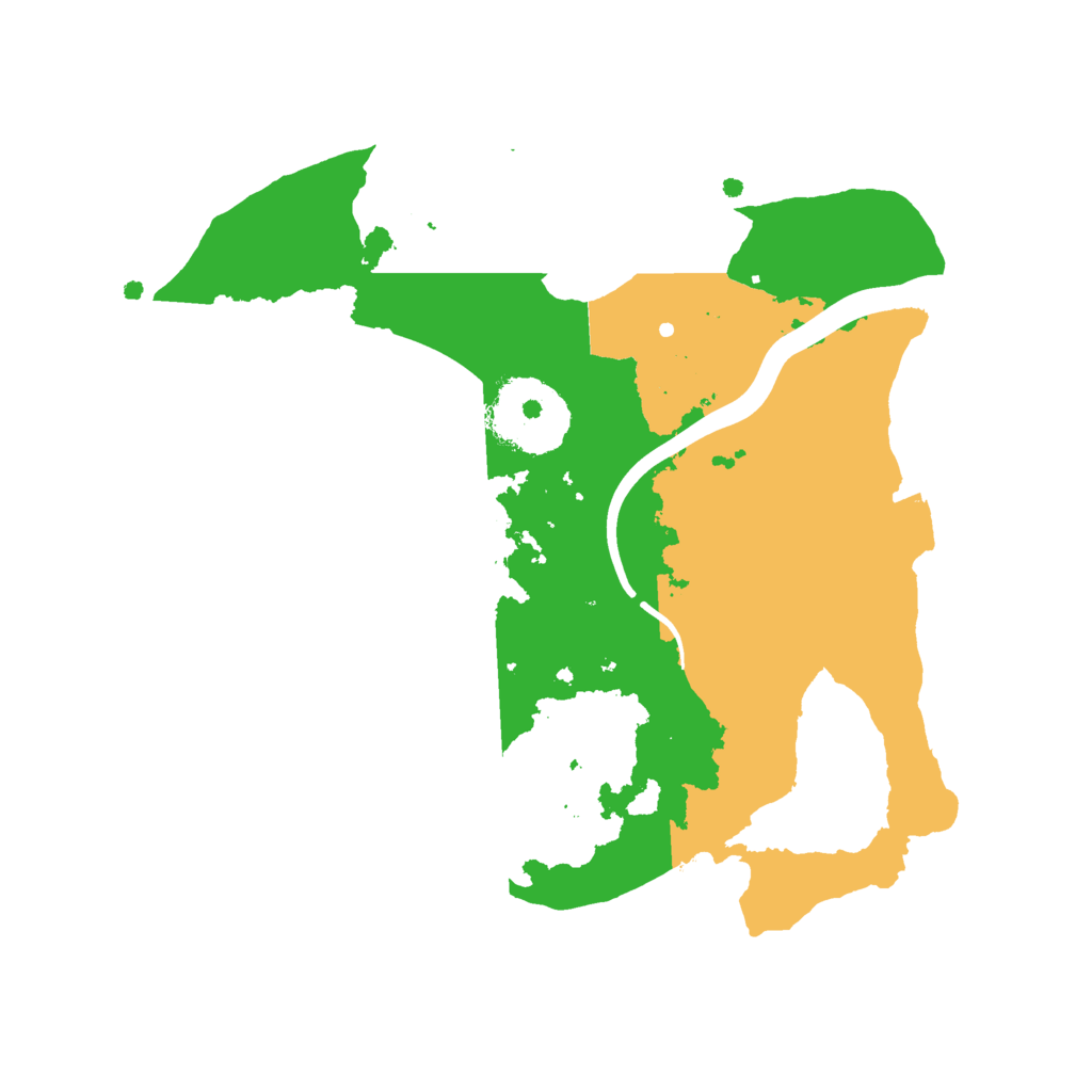 Biome Rust Map: Procedural Map, Size: 2200, Seed: 535052194