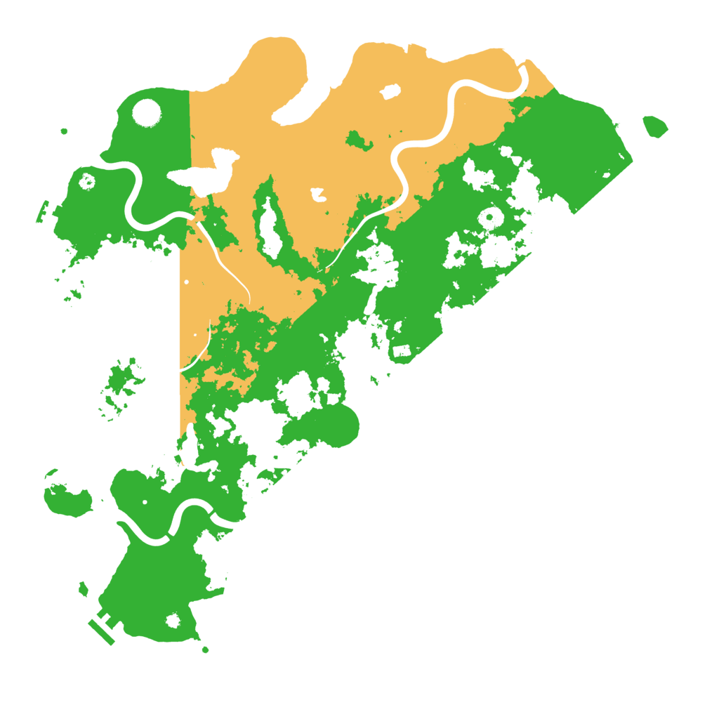 Biome Rust Map: Procedural Map, Size: 4500, Seed: 1254458812