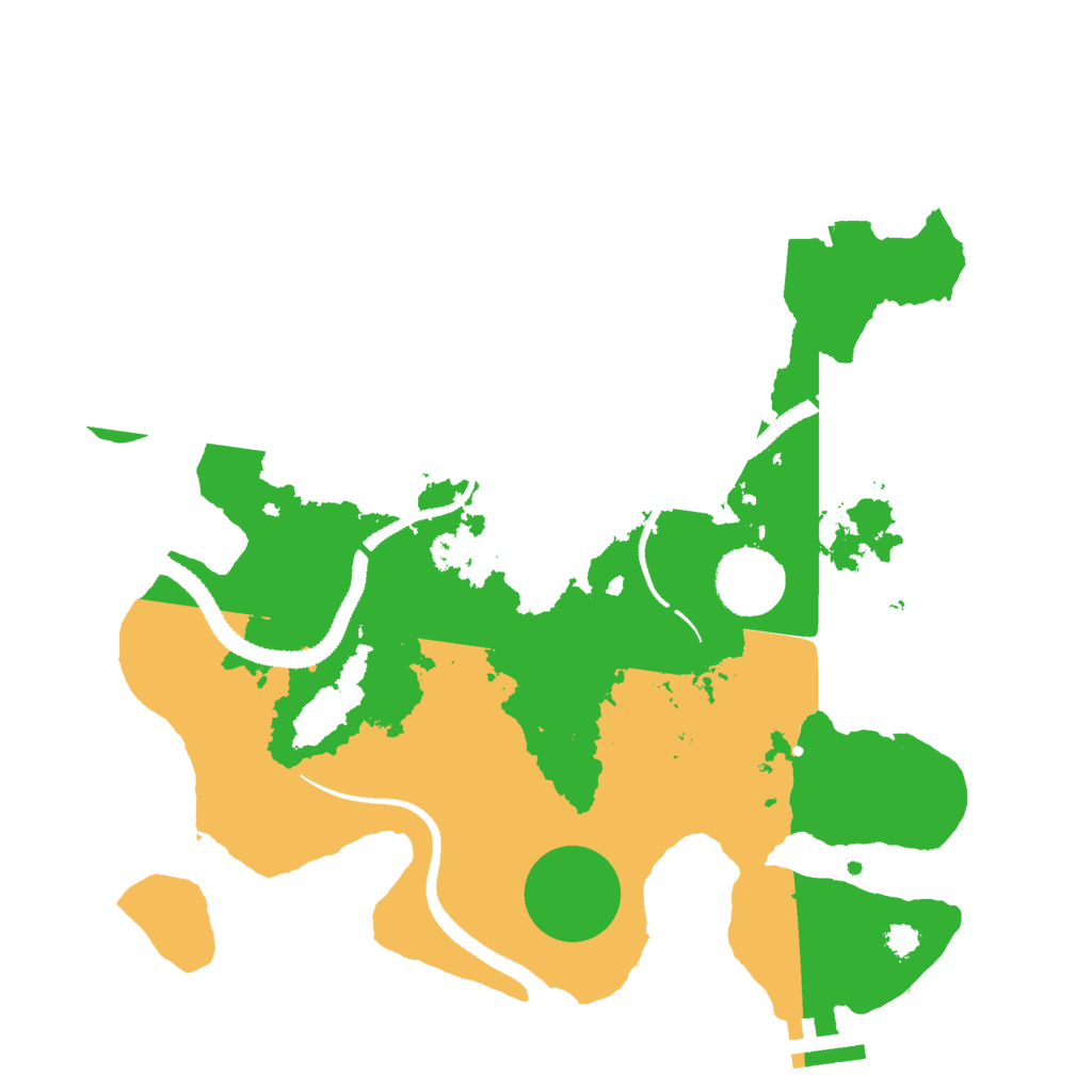Biome Rust Map: Procedural Map, Size: 3000, Seed: 2096489150