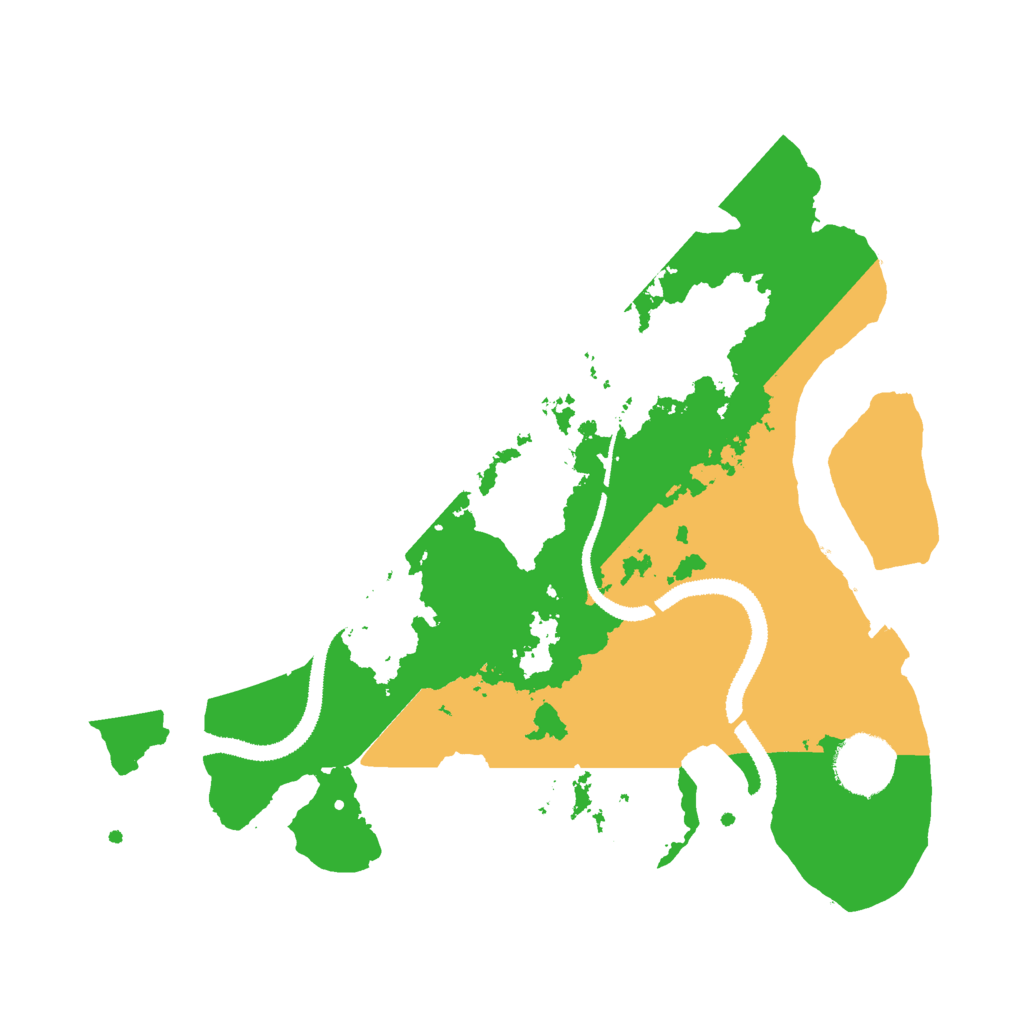 Biome Rust Map: Procedural Map, Size: 3000, Seed: 81437