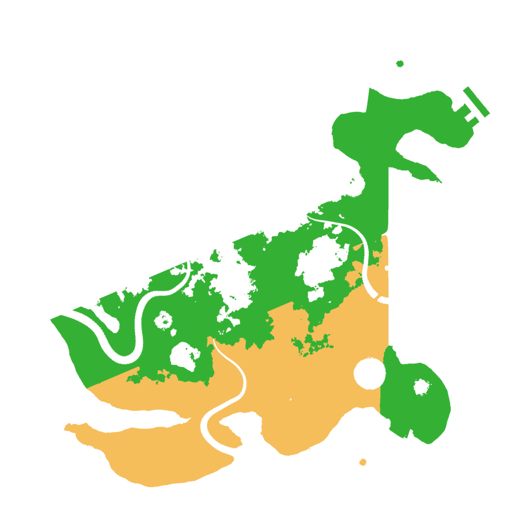 Biome Rust Map: Procedural Map, Size: 3000, Seed: 7698354