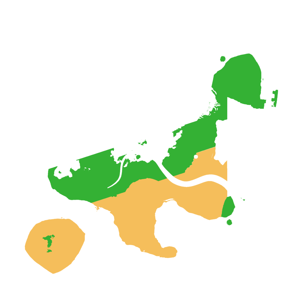 Biome Rust Map: Procedural Map, Size: 2200, Seed: 1715899758