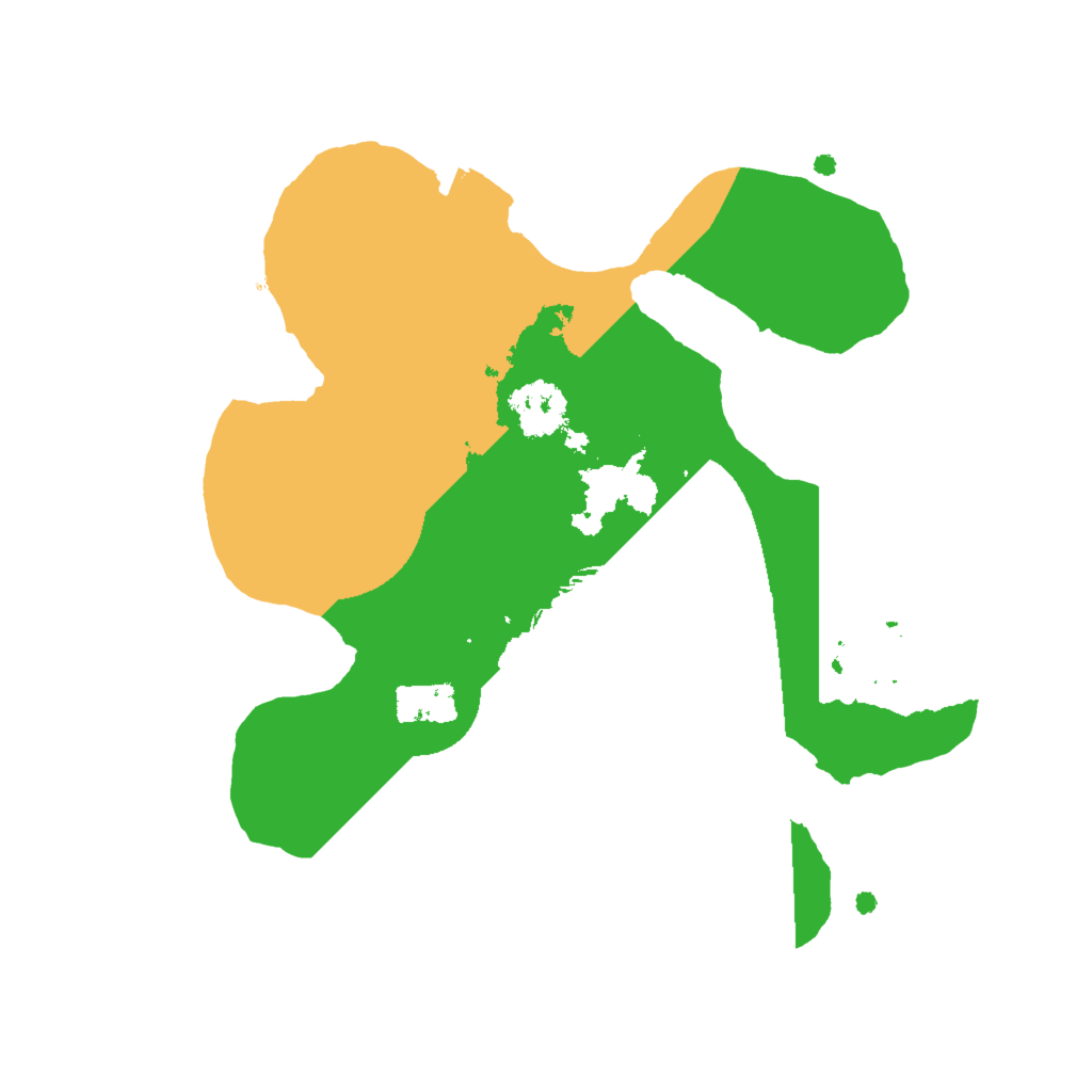 Biome Rust Map: Procedural Map, Size: 2000, Seed: 373618712