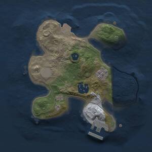Thumbnail Rust Map: Procedural Map, Size: 2000, Seed: 373618712, 4 Monuments