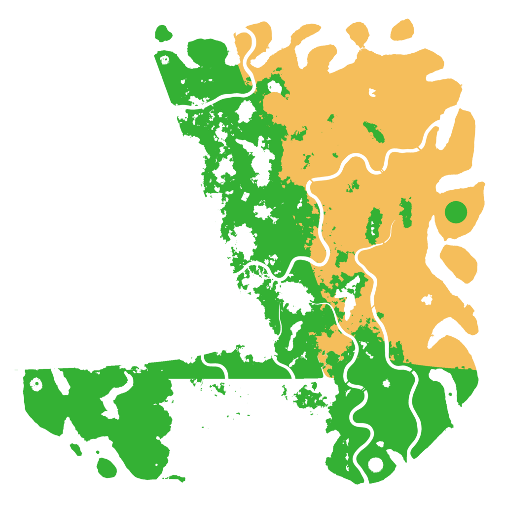 Biome Rust Map: Procedural Map, Size: 6000, Seed: 2956