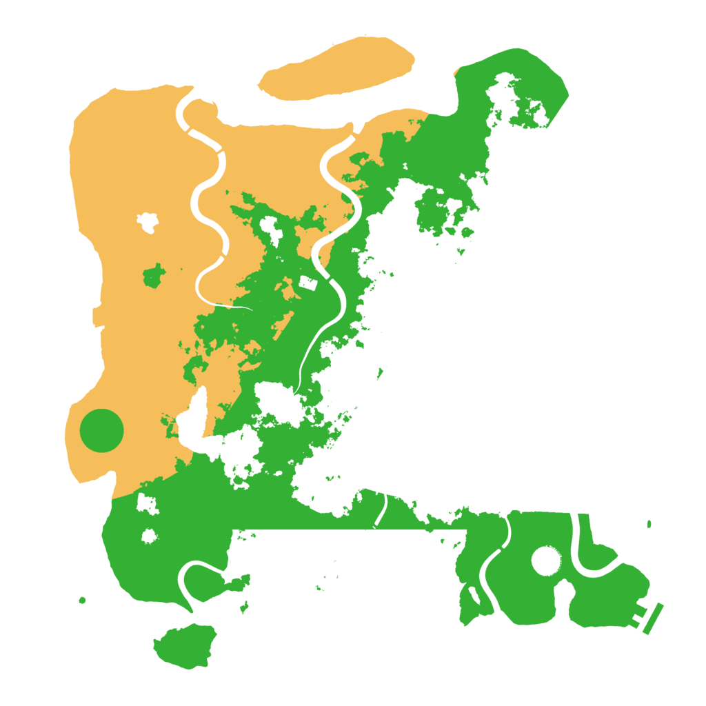 Biome Rust Map: Procedural Map, Size: 4250, Seed: 387018926