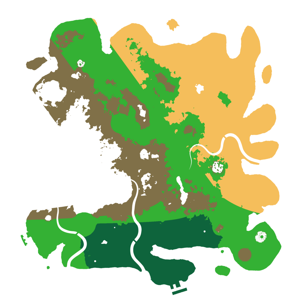 Biome Rust Map: Procedural Map, Size: 4000, Seed: 68431357