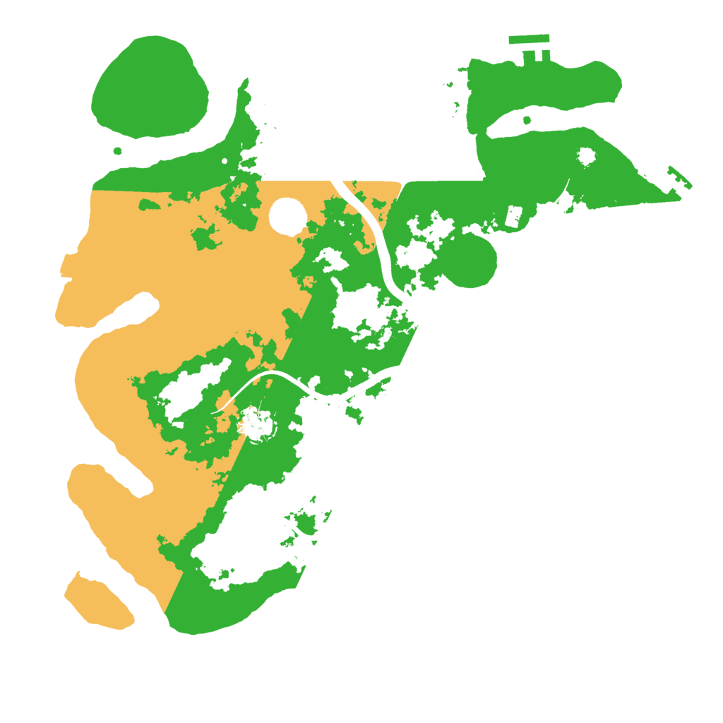 Biome Rust Map: Procedural Map, Size: 3600, Seed: 31541