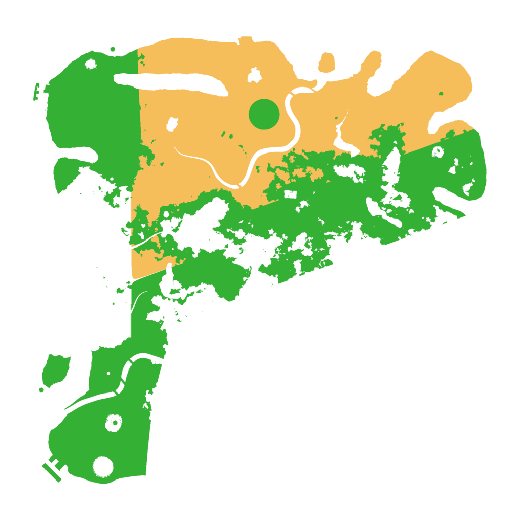 Biome Rust Map: Procedural Map, Size: 4500, Seed: 15458632