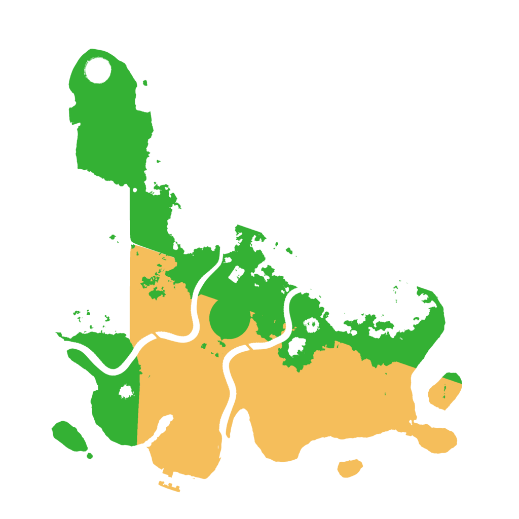 Biome Rust Map: Procedural Map, Size: 3500, Seed: 1474910066