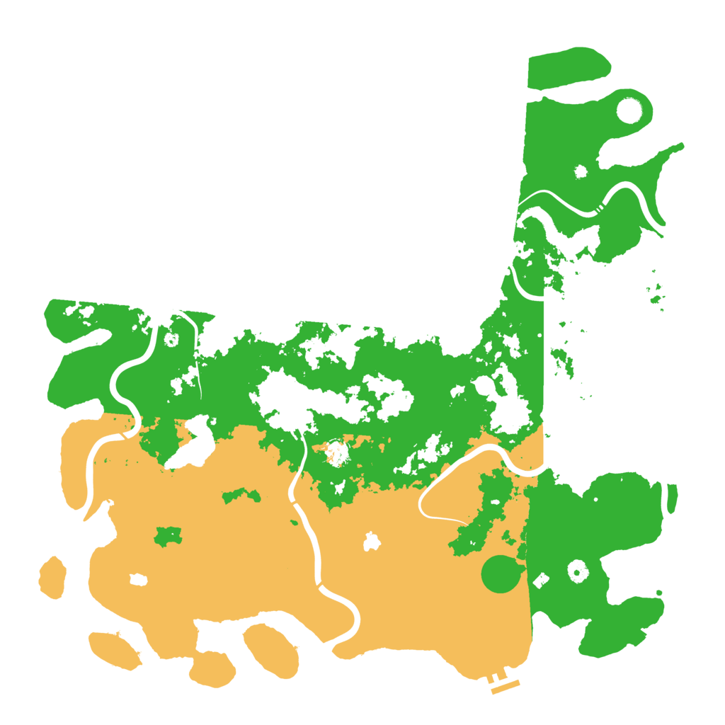 Biome Rust Map: Procedural Map, Size: 5000, Seed: 1711457120