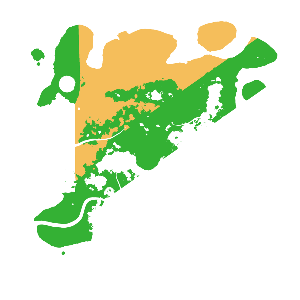 Biome Rust Map: Procedural Map, Size: 3500, Seed: 404348116