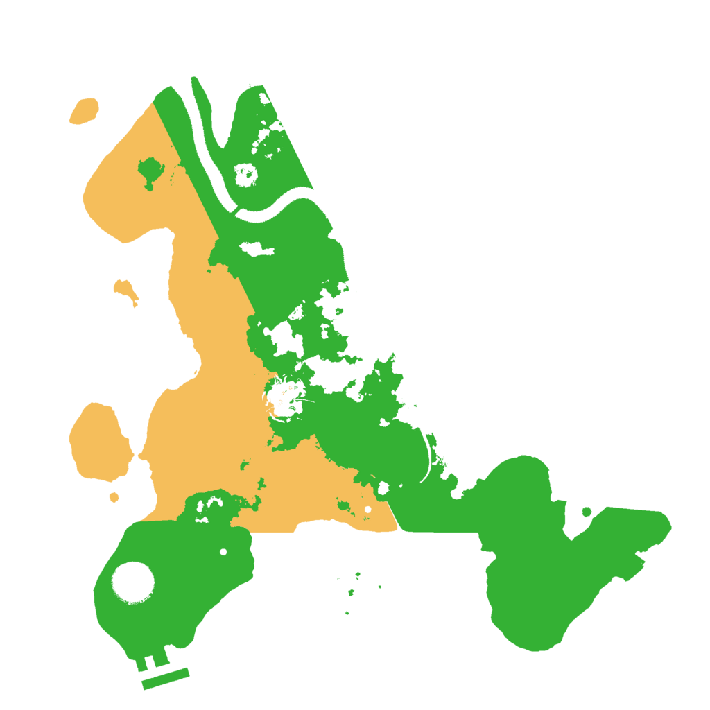 Biome Rust Map: Procedural Map, Size: 3000, Seed: 8659372