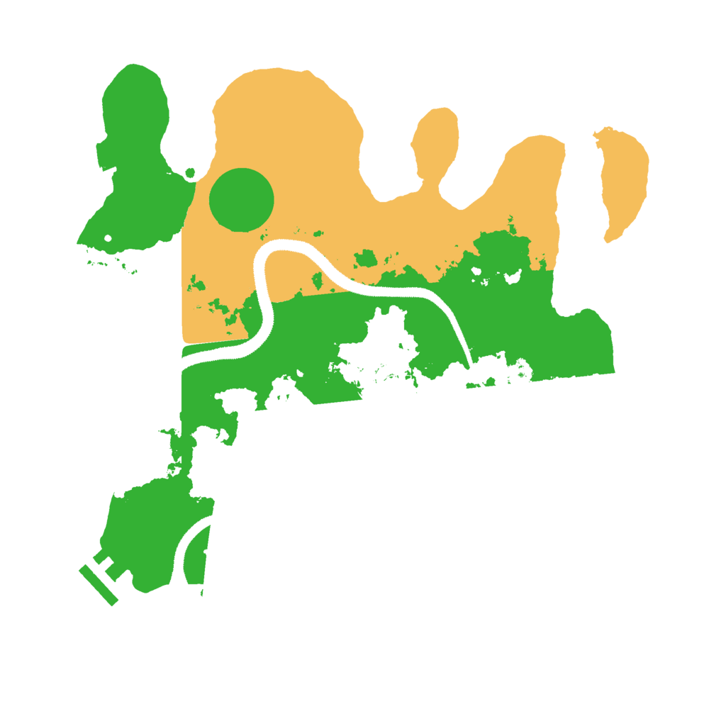 Biome Rust Map: Procedural Map, Size: 3000, Seed: 1980535962