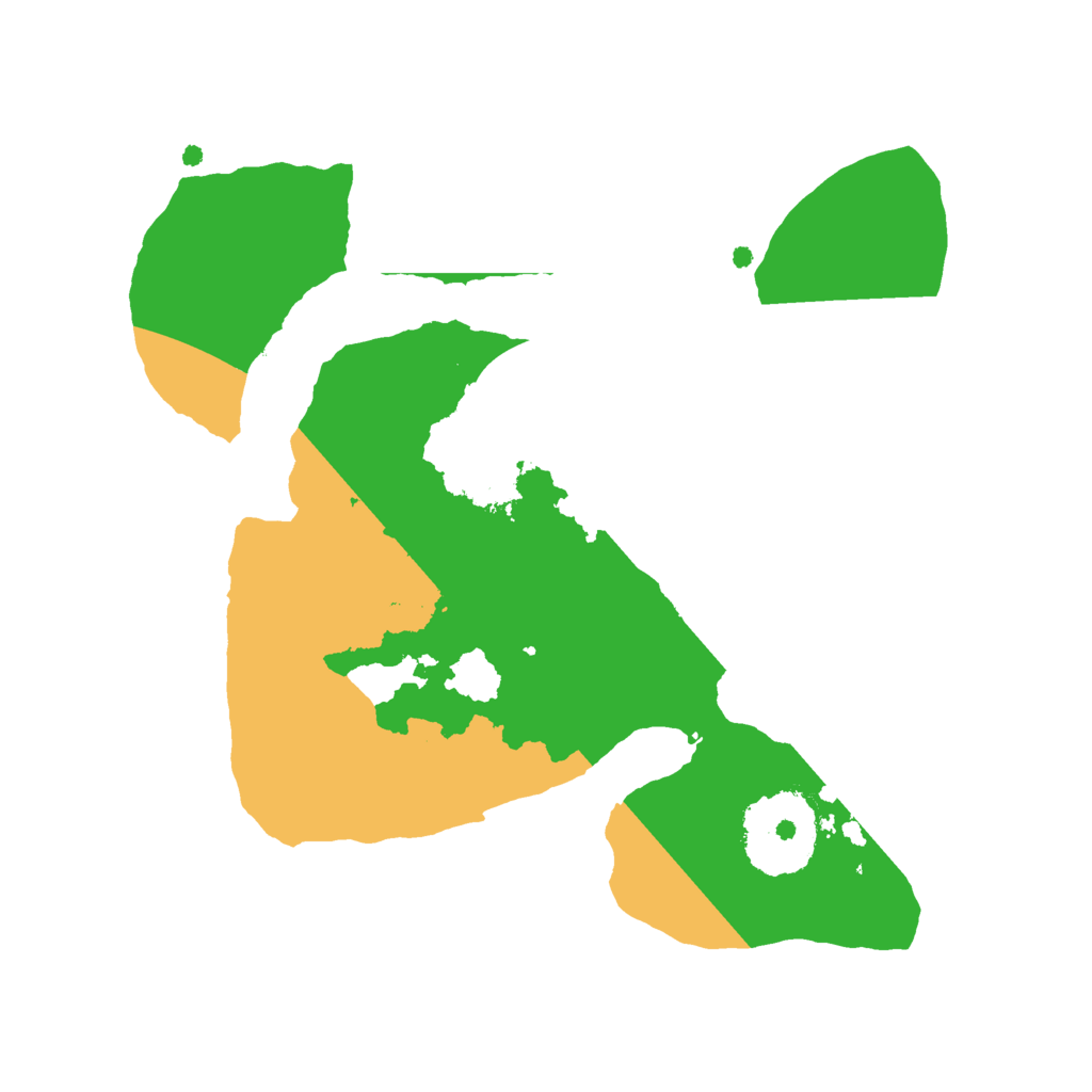 Biome Rust Map: Procedural Map, Size: 2100, Seed: 668210888