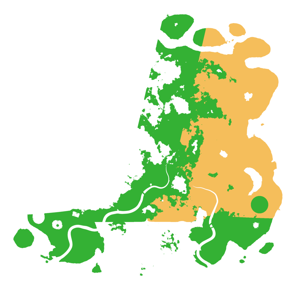 Biome Rust Map: Procedural Map, Size: 4500, Seed: 981308499
