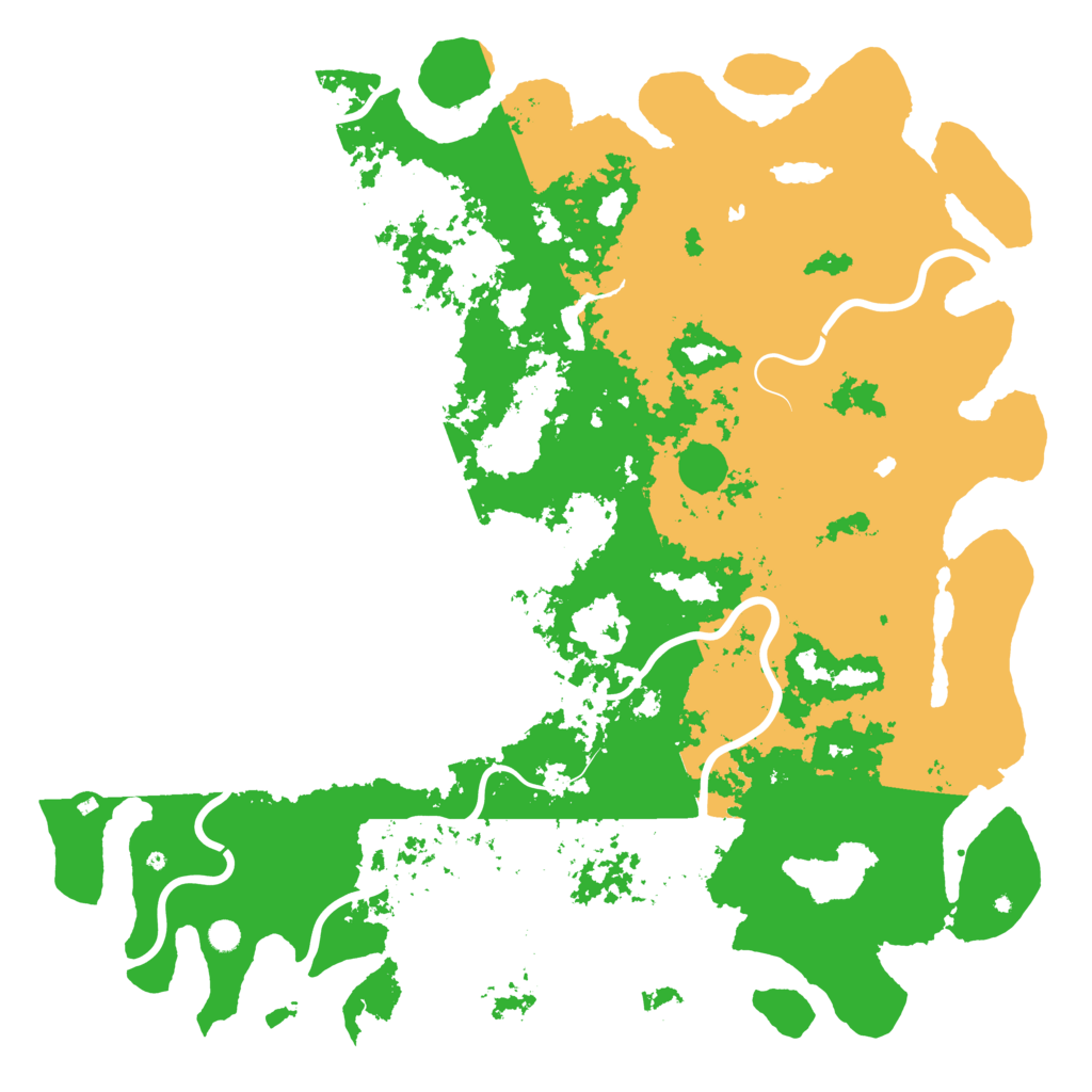 Biome Rust Map: Procedural Map, Size: 6000, Seed: 287717334