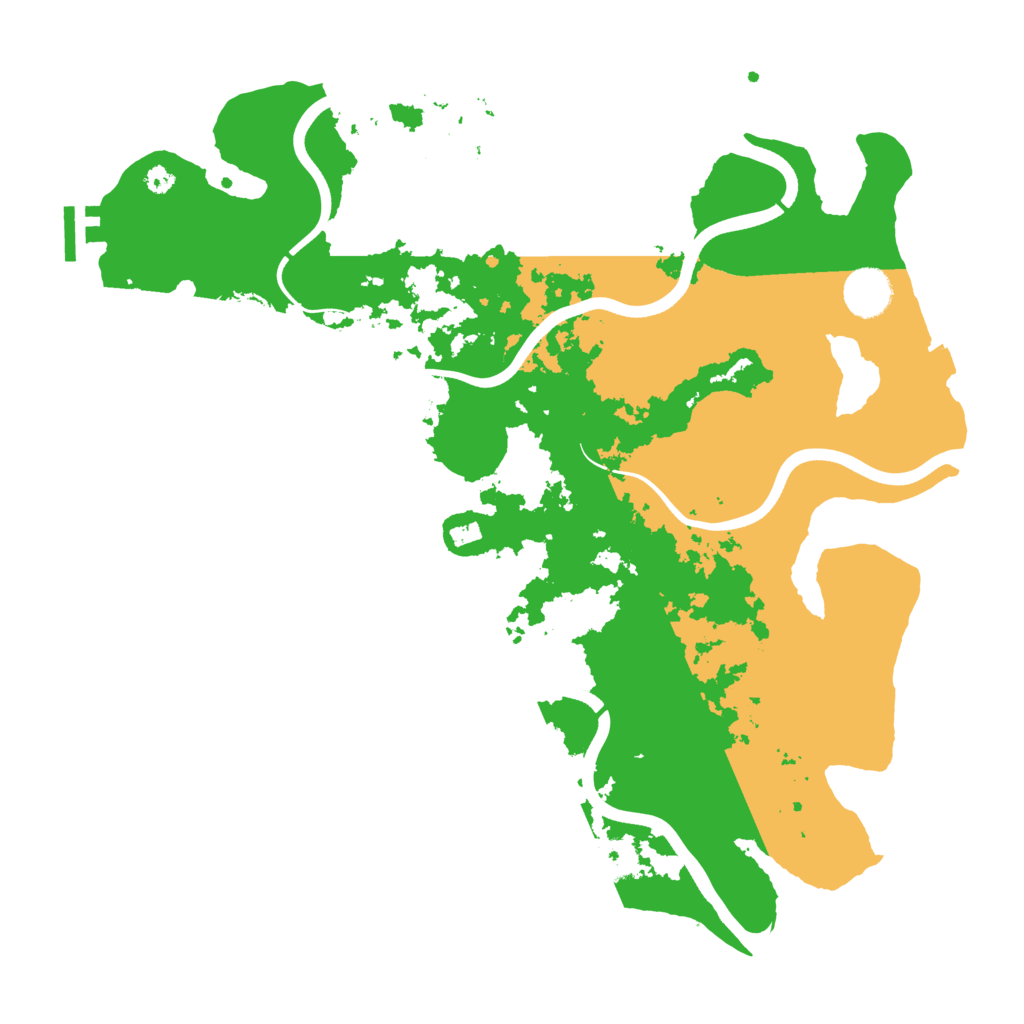 Biome Rust Map: Procedural Map, Size: 3750, Seed: 1359056219