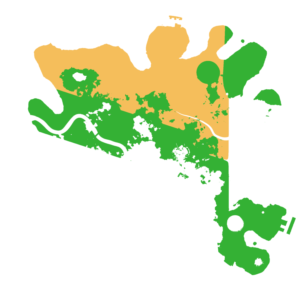 Biome Rust Map: Procedural Map, Size: 3500, Seed: 861517534