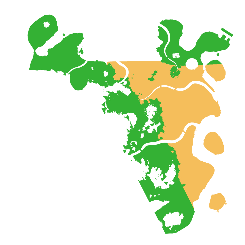 Biome Rust Map: Procedural Map, Size: 3700, Seed: 1862758078