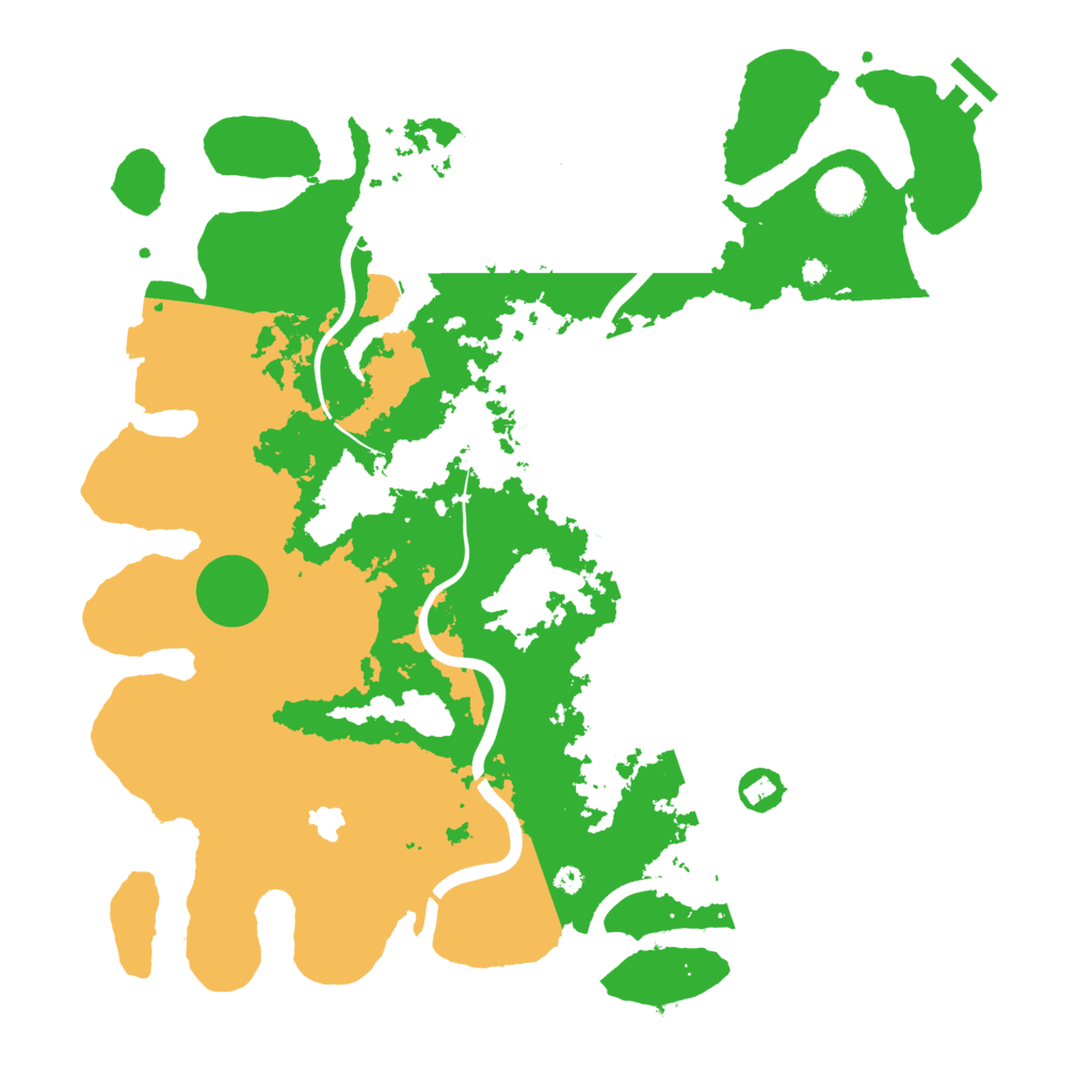 Biome Rust Map: Procedural Map, Size: 4000, Seed: 1385661611
