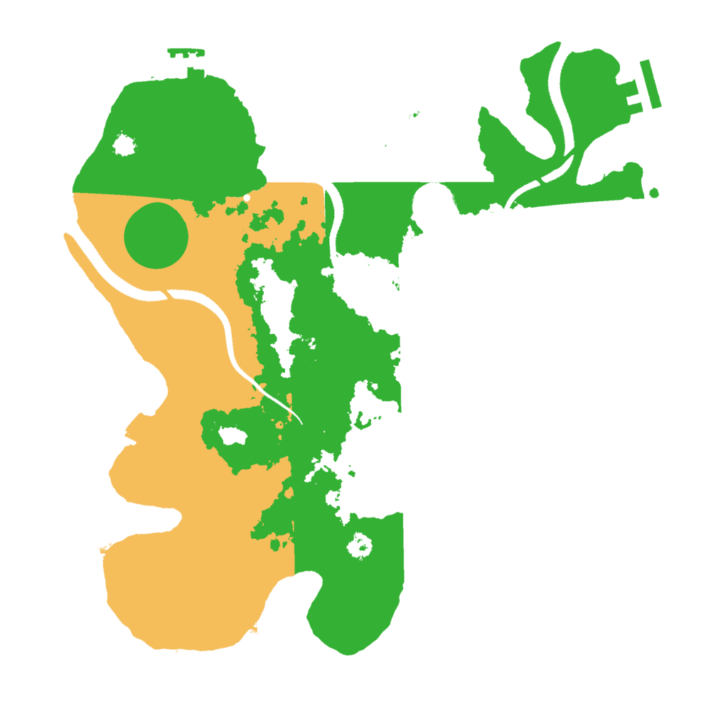 Biome Rust Map: Procedural Map, Size: 3000, Seed: 1871528776