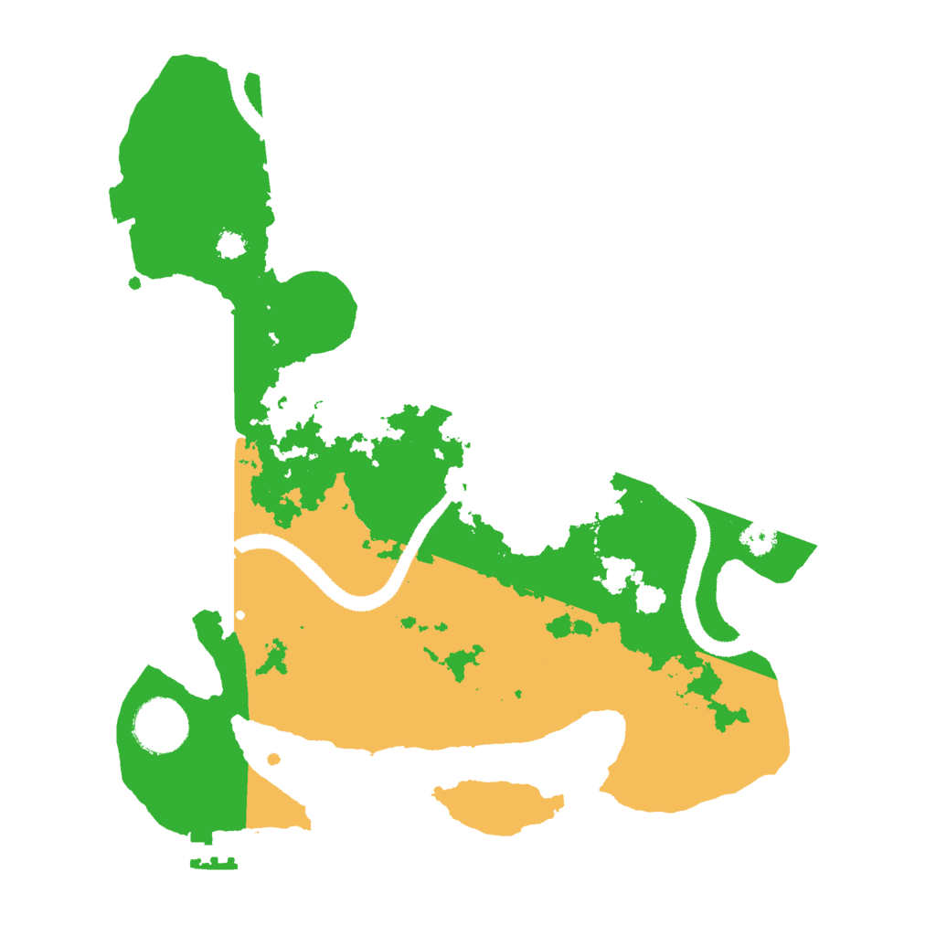 Biome Rust Map: Procedural Map, Size: 3000, Seed: 1263547