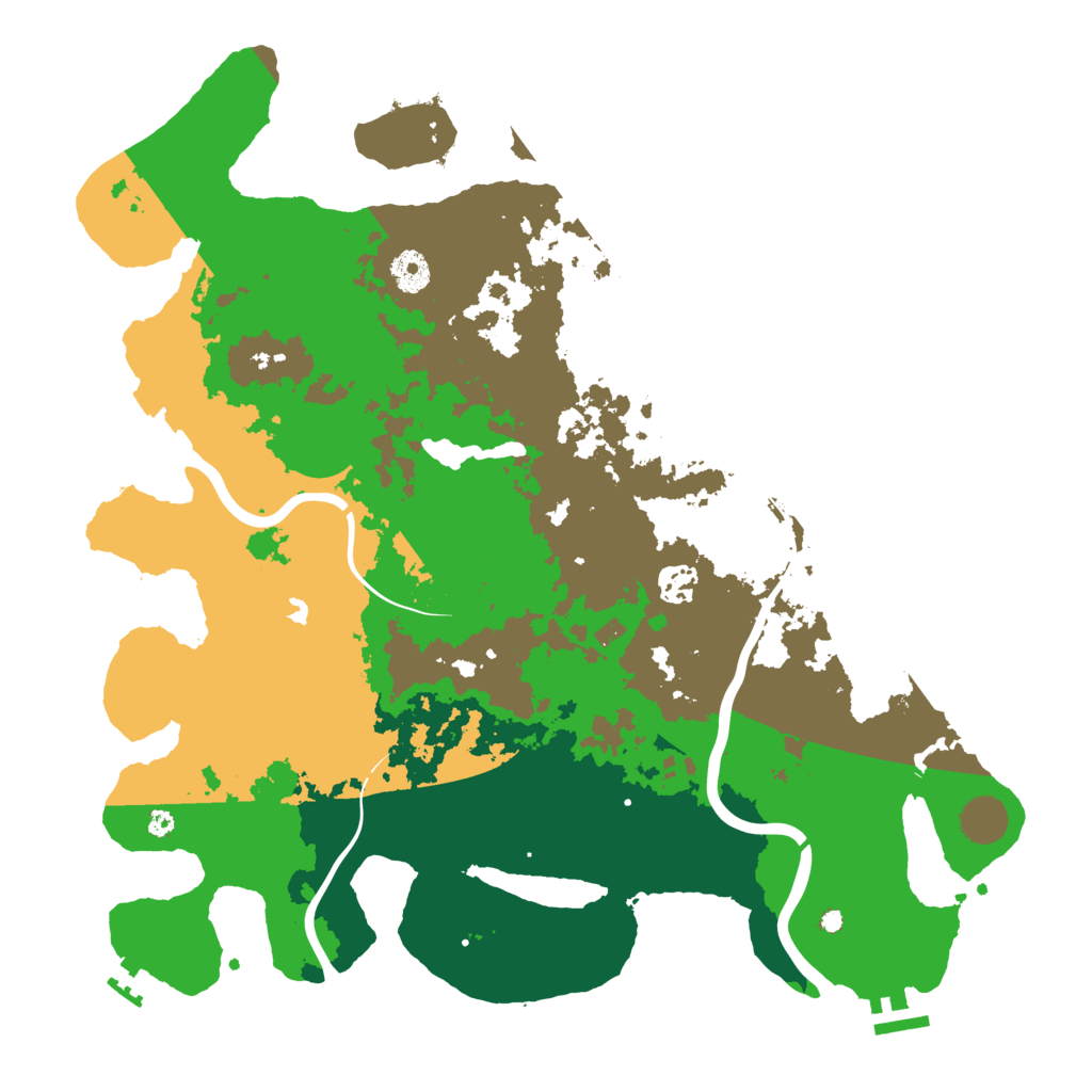 Biome Rust Map: Procedural Map, Size: 4000, Seed: 2055566641