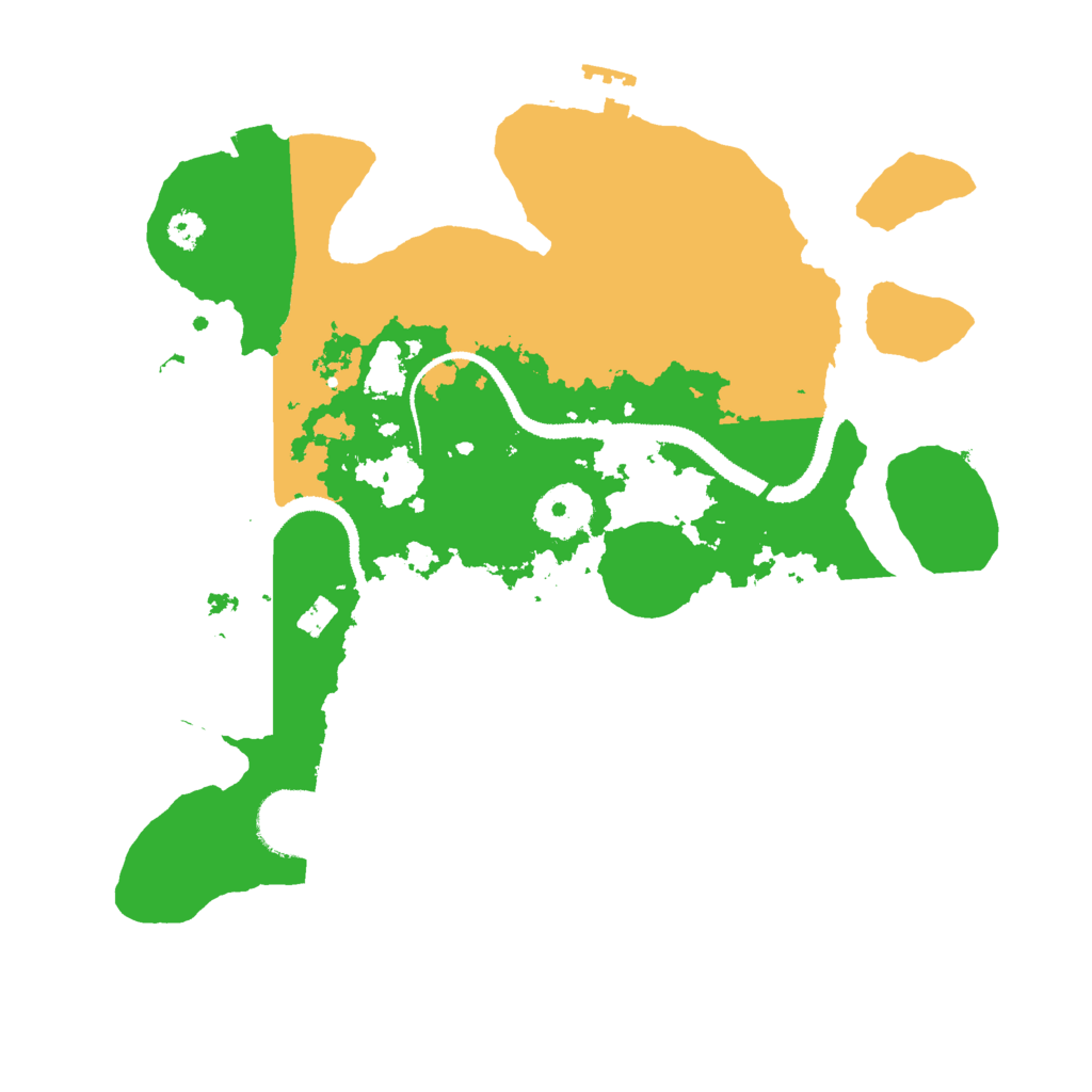 Biome Rust Map: Procedural Map, Size: 3000, Seed: 1202355195