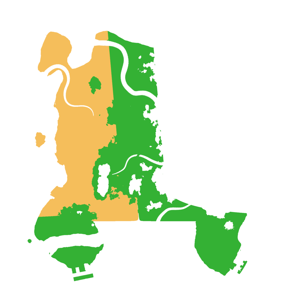 Biome Rust Map: Procedural Map, Size: 3000, Seed: 47500