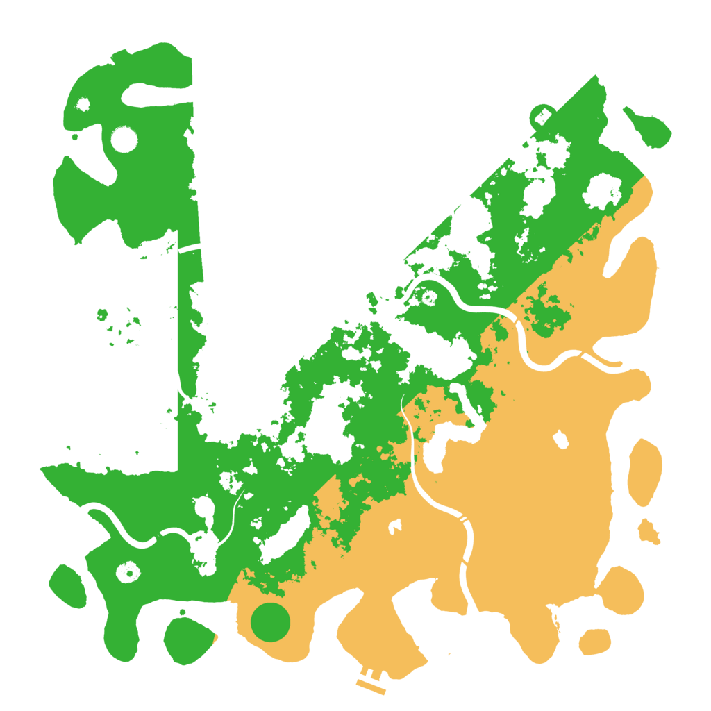 Biome Rust Map: Procedural Map, Size: 4750, Seed: 123456789