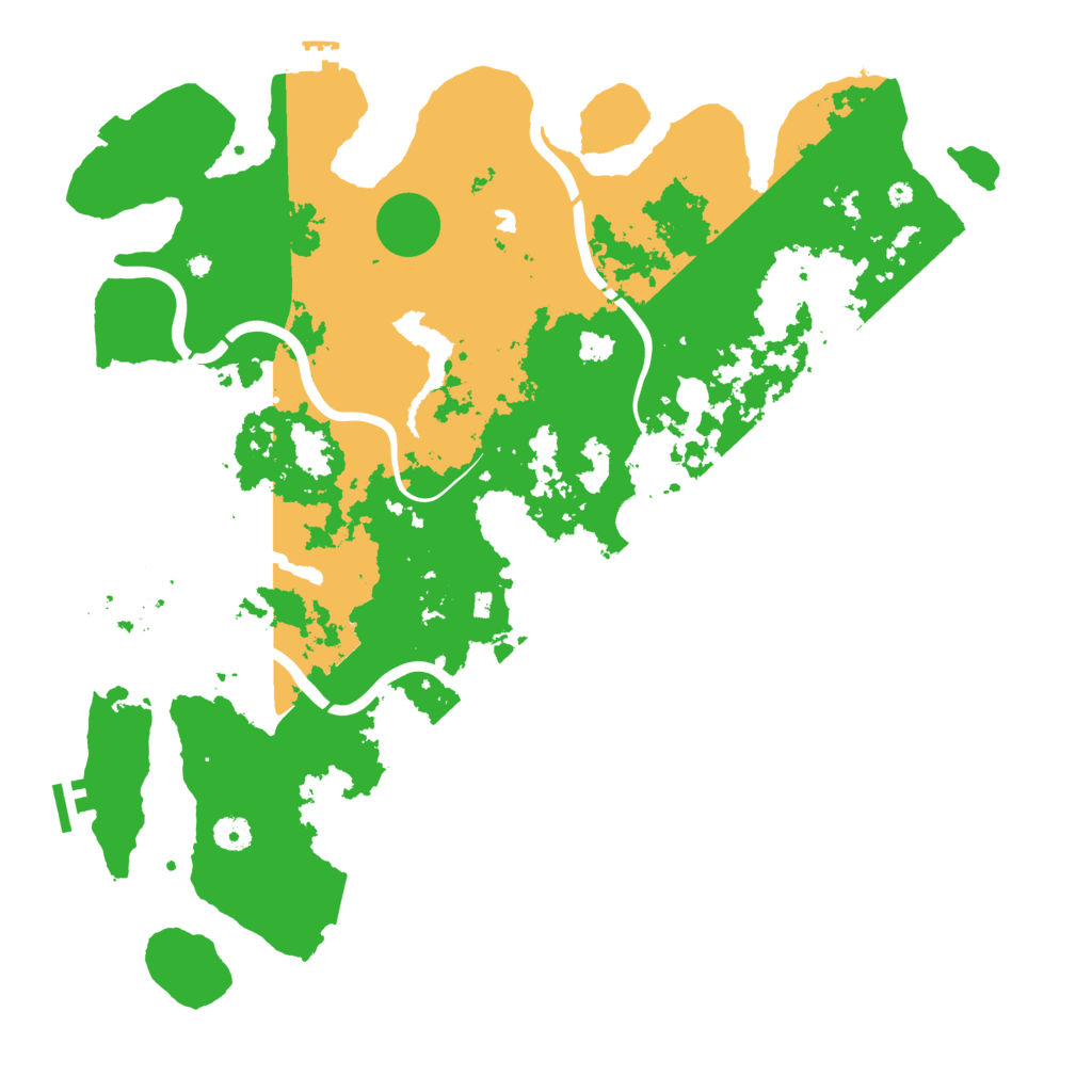 Biome Rust Map: Procedural Map, Size: 4500, Seed: 908150981