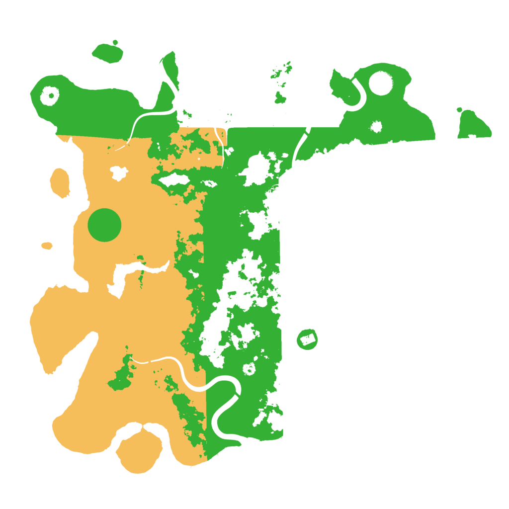 Biome Rust Map: Procedural Map, Size: 4000, Seed: 9131843