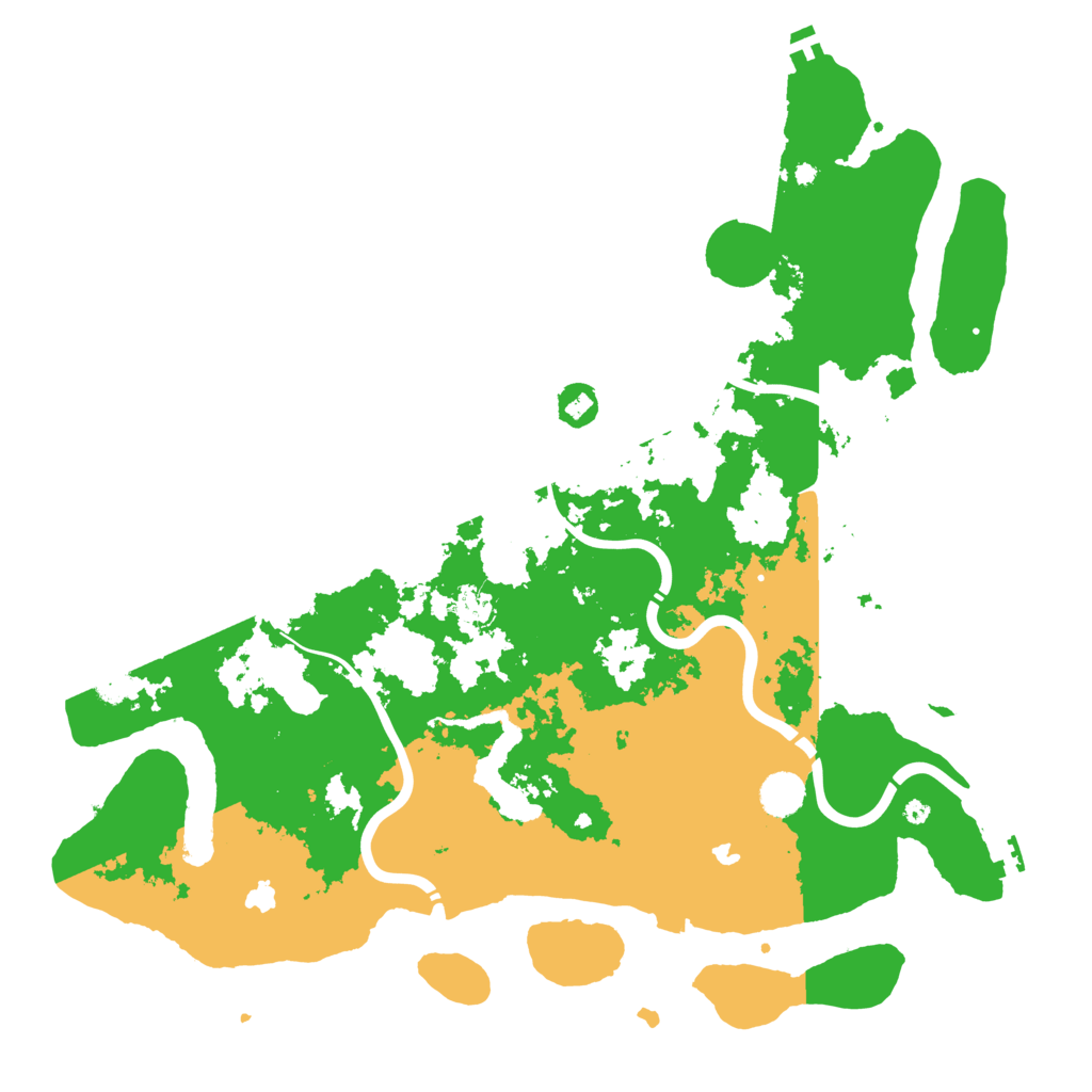 Biome Rust Map: Procedural Map, Size: 4500, Seed: 865713208