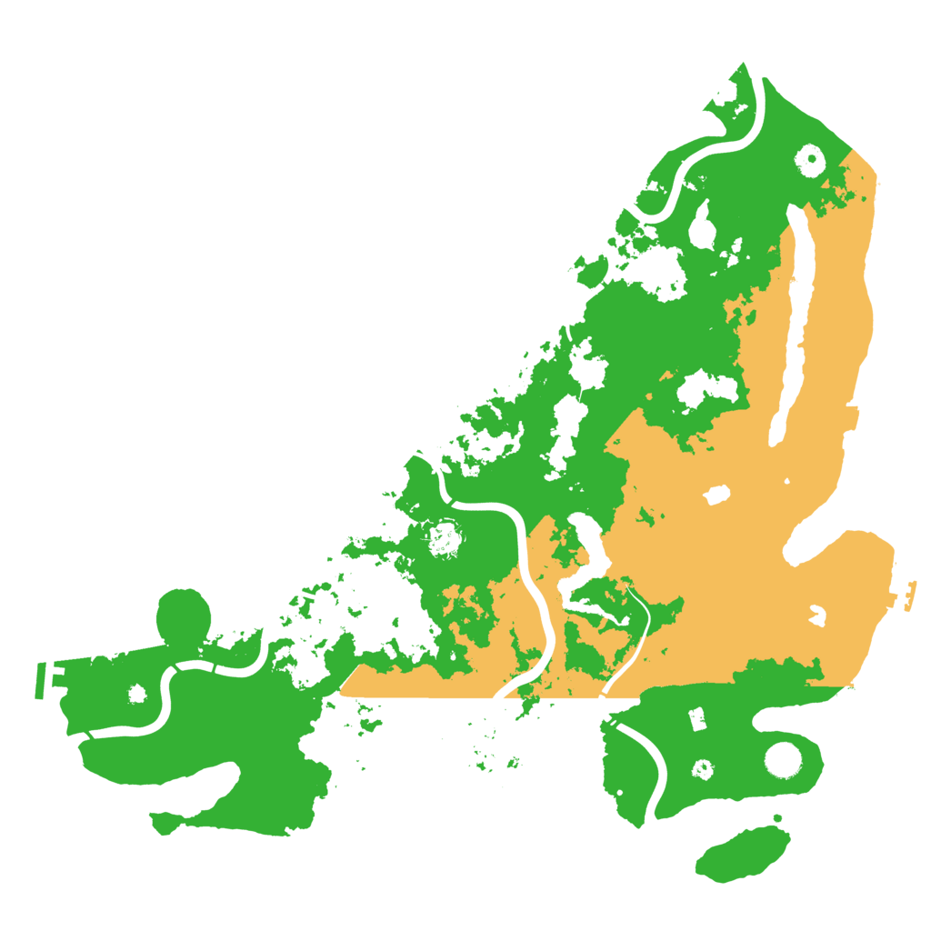 Biome Rust Map: Procedural Map, Size: 4500, Seed: 822183321