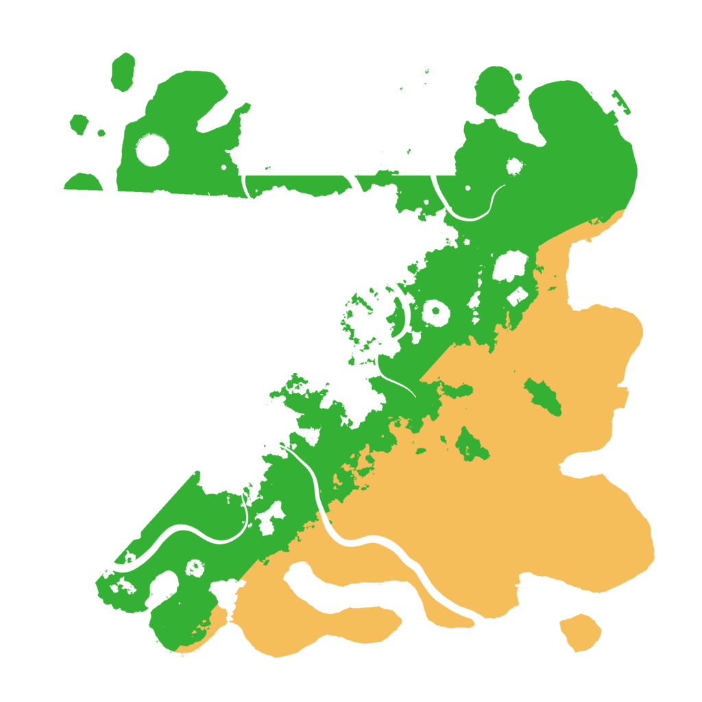 Biome Rust Map: Procedural Map, Size: 3850, Seed: 1234567