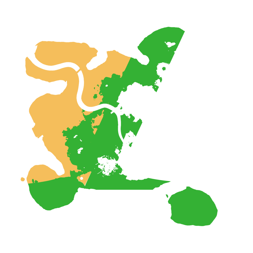 Biome Rust Map: Procedural Map, Size: 2500, Seed: 435678
