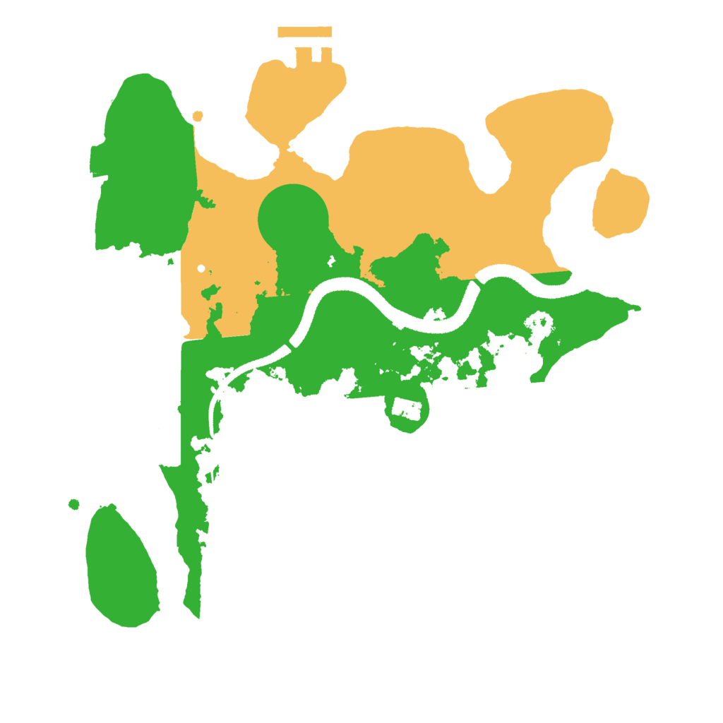 Biome Rust Map: Procedural Map, Size: 2700, Seed: 1776254487