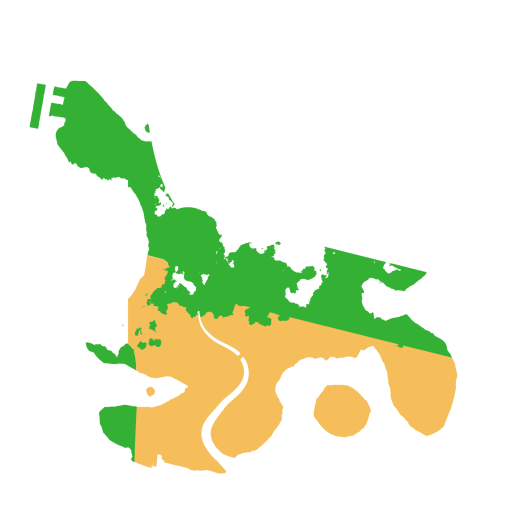 Biome Rust Map: Procedural Map, Size: 2320, Seed: 1703733921