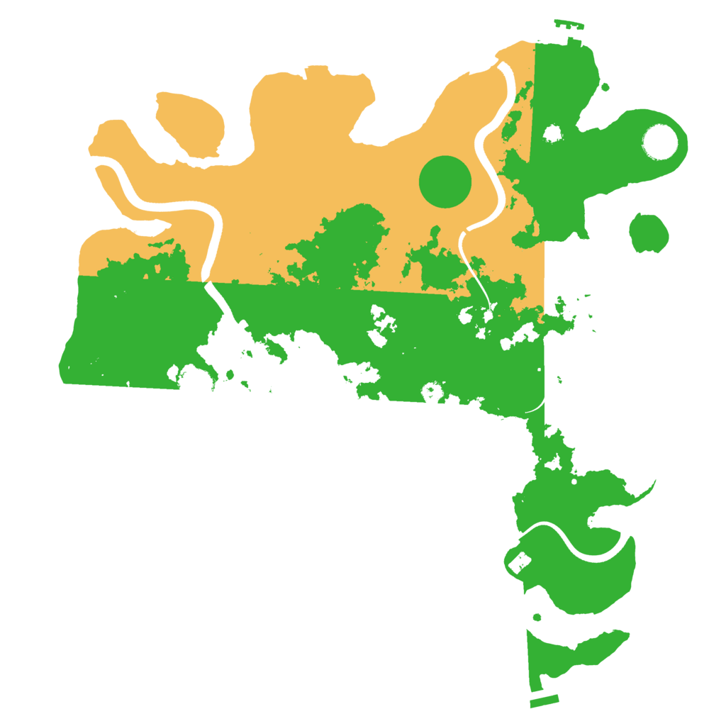 Biome Rust Map: Procedural Map, Size: 3650, Seed: 490338029