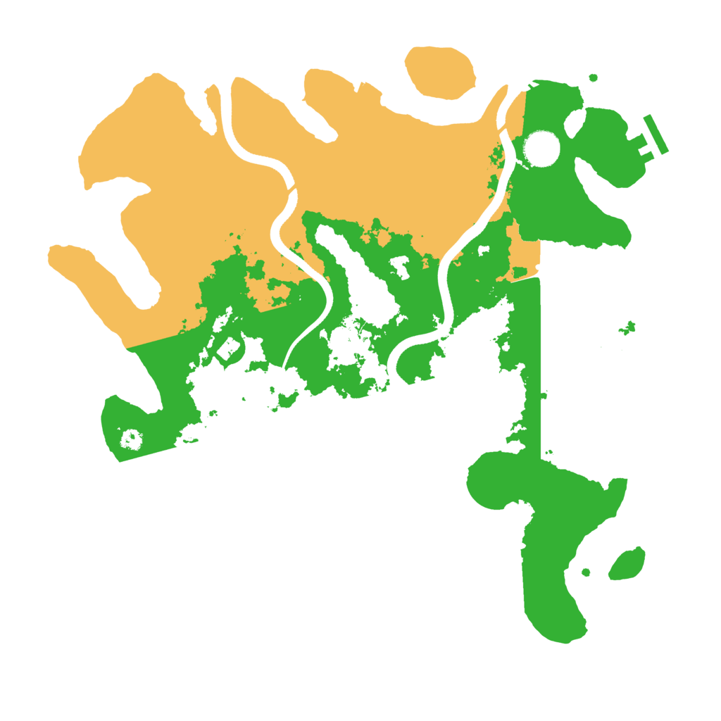 Biome Rust Map: Procedural Map, Size: 3500, Seed: 1822122276